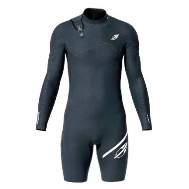 Гидрокостюм Mormaii Short John Manga Longa 2mm Masculino Flexxxa Pro Surfe Black