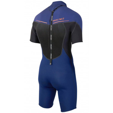Гидрокостюм PROLIMIT Fusion Shorty 2/2 Backzip Q-lining FL blue 2023