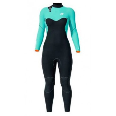 Гидрокостюм женский Mormaii 4/3 Feminino Diva Pro Black/Blue