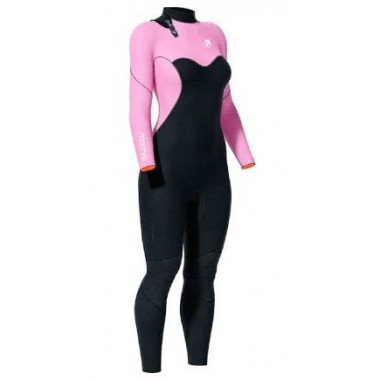 Гидрокостюм женский Mormaii 4/3 Feminino Diva Pro Black/Rose