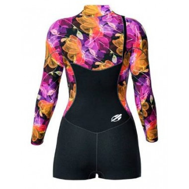 Гидрокостюм женский Mormaii 1мм Feminino Diva Pro Uv-Suit Surfe Black Stamp