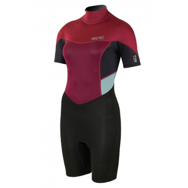 Гидрокостюм Prolimit Fire Shorty 2/2 Backzip Q-lining-FL Black/Wine 2023