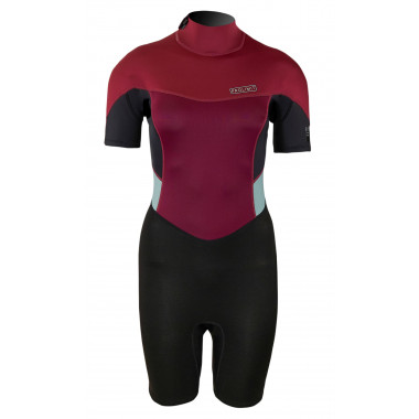 Гидрокостюм Prolimit Fire Shorty 2/2 Backzip Q-lining-FL Black/Wine 2023