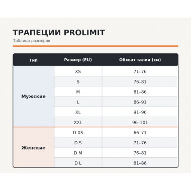Трапеция сидячая PROLIMIT SEAT COMBO BLACK/ORANGE